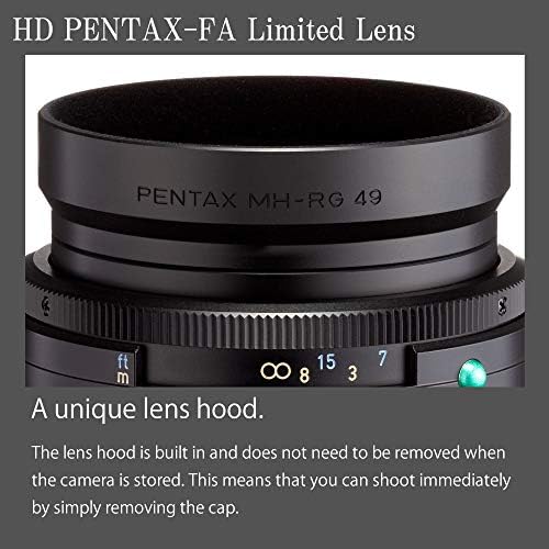 Pentax HD 43MMF1.9 עדשה מוגבלת מכסף מוגבלת עדשת פריים סטנדרטית [F1.9 עדשת צמצם גדולה] [ציפוי HD בעל ביצועים